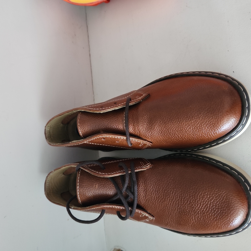 Boy's Brown Leather Shoes
